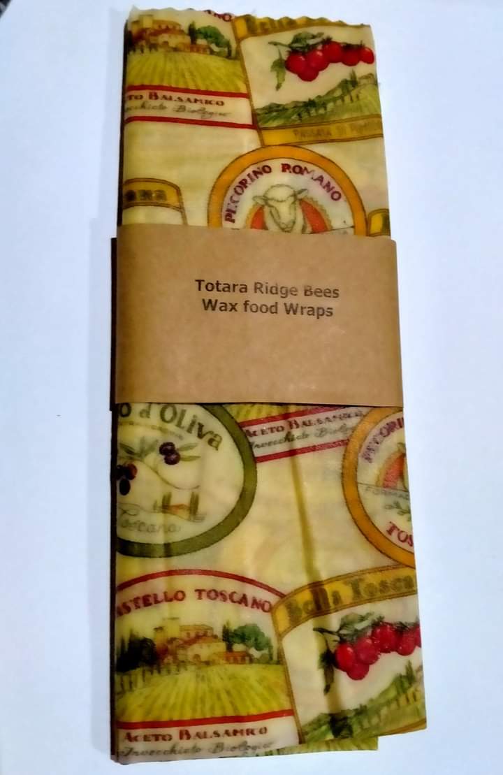 Beeswax food wraps 3pack. 35cms x 1 and two 20cms