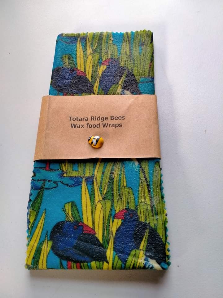 Beeswax food wraps 3pack. 35cms x 1 and two 20cms