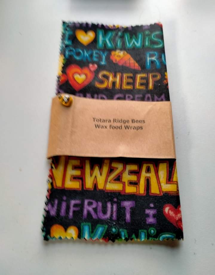 Beeswax food wraps 3pack. 35cms x 1 and two 20cms