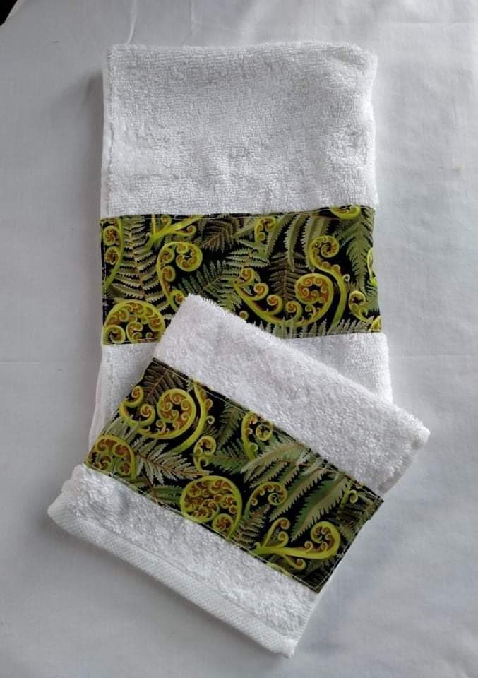 Hand towel, Facecloth set.