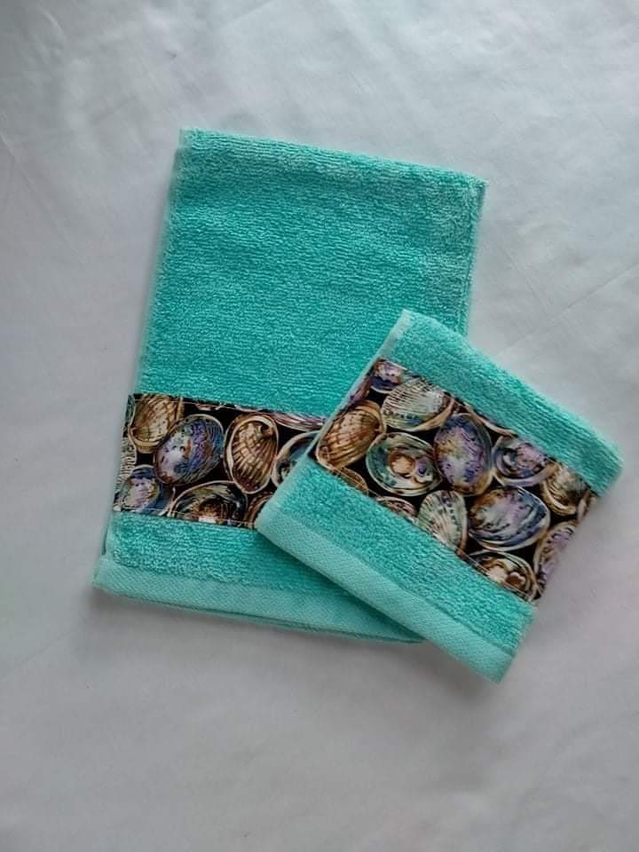 Hand towel, Facecloth set.