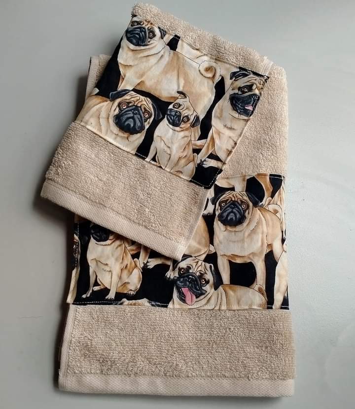 Hand towel, Facecloth set.