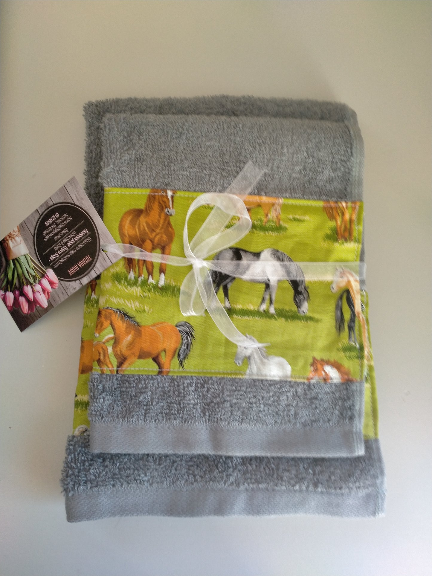 Hand towel, Facecloth set.