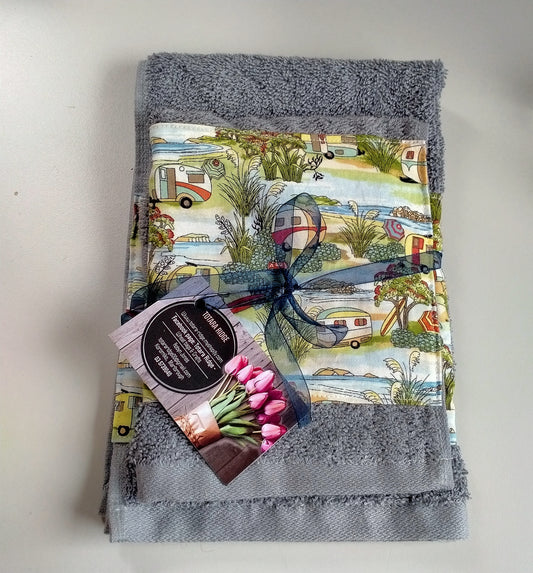 Hand towel, Facecloth set.